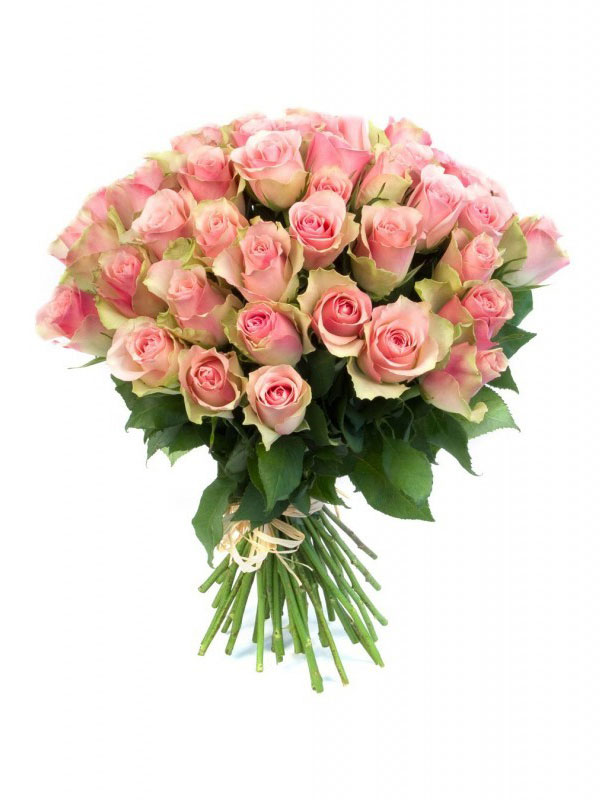 Bouquet roses rose - GUETTY FLEURS
